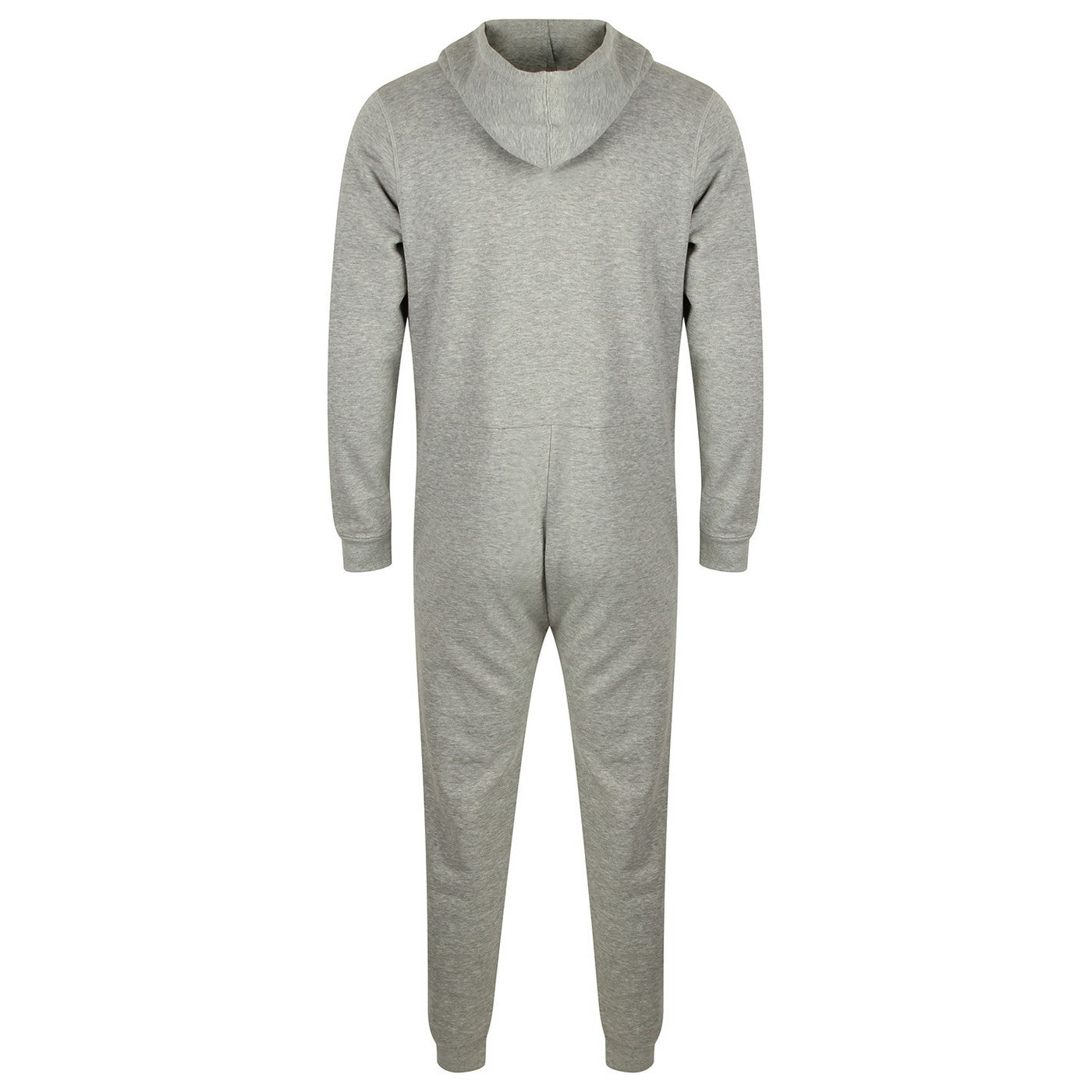 Grey - Back - SF Unisex Adult Heather All-In-One Nightwear