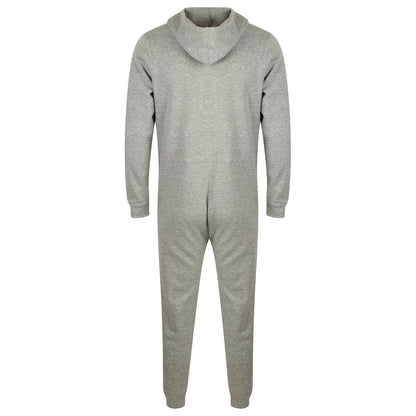 Grey - Back - SF Unisex Adult Heather All-In-One Nightwear