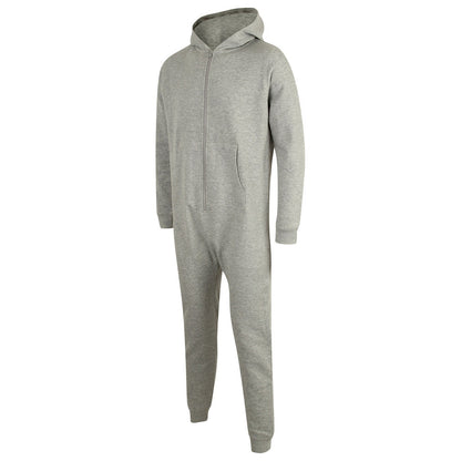 Grey - Lifestyle - SF Unisex Adult Heather All-In-One Nightwear