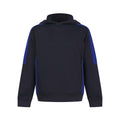 Navy-Royal Blue - Front - Finden & Hales Childrens-Kids Team Contrast Hoodie