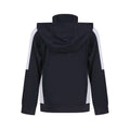 Navy-White - Back - Finden & Hales Childrens-Kids Team Contrast Hoodie