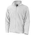 White - Front - Result Core Mens Fleece Jacket