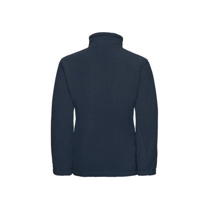 French Navy - Back - Russell Childrens-Kids Fleece Jacket