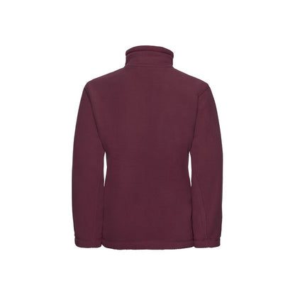 Burgundy - Back - Russell Childrens-Kids Fleece Jacket