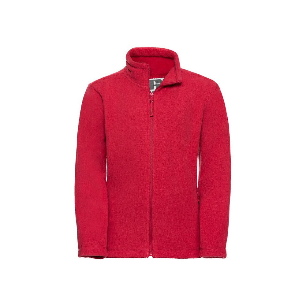 Classic Red - Front - Russell Childrens-Kids Fleece Jacket