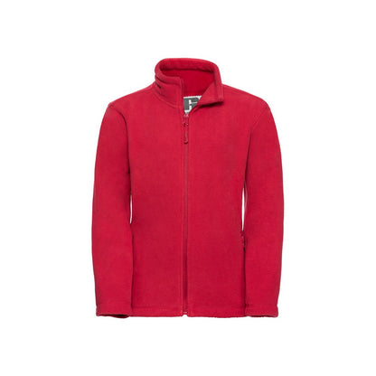 Classic Red - Front - Russell Childrens-Kids Fleece Jacket