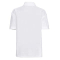 White - Back - Russell Childrens-Kids Pique Polo Shirt