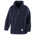 Navy - Front - Result Childrens-Kids Polartherm Fleece Jacket