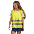 Yellow - Side - SAFE-GUARD by Result Childrens-Kids Hi-Vis Tabard