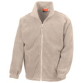 Natural - Front - Result Mens Polartherm Fleece Jacket