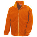 Orange - Front - Result Mens Polartherm Fleece Jacket