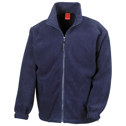 Navy - Front - Result Mens Polartherm Fleece Jacket