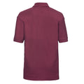 Burgundy - Back - Russell Childrens-Kids Pique Polo Shirt