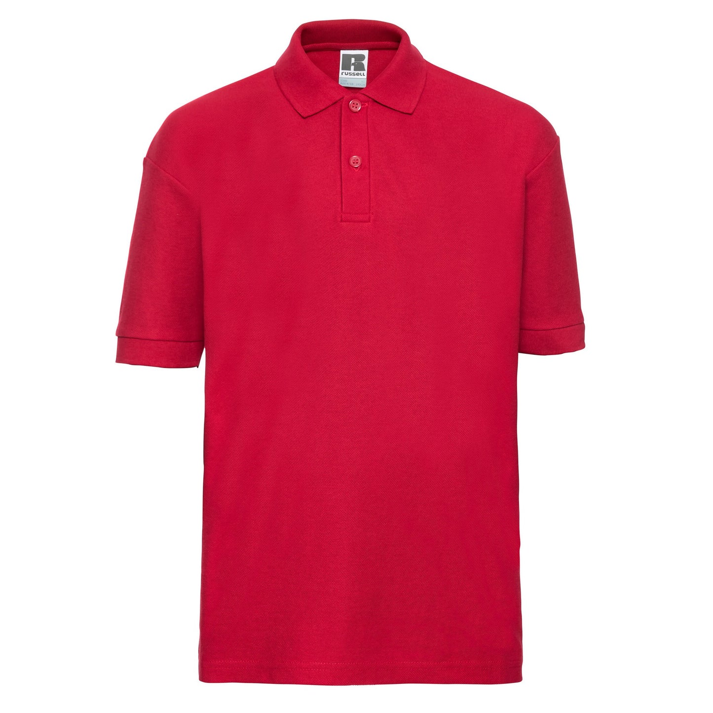 Classic Red - Front - Russell Childrens-Kids Pique Polo Shirt