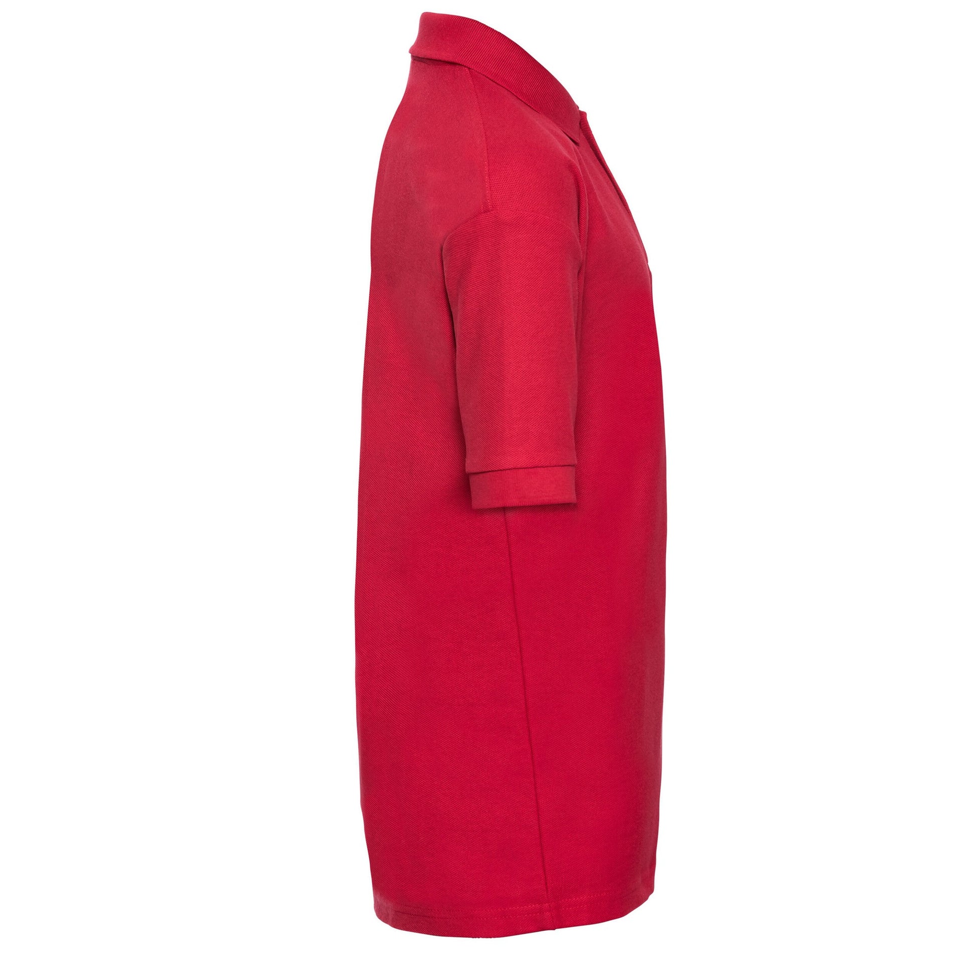 Classic Red - Side - Russell Childrens-Kids Pique Polo Shirt
