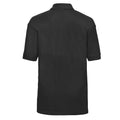 Black - Back - Russell Childrens-Kids Pique Polo Shirt