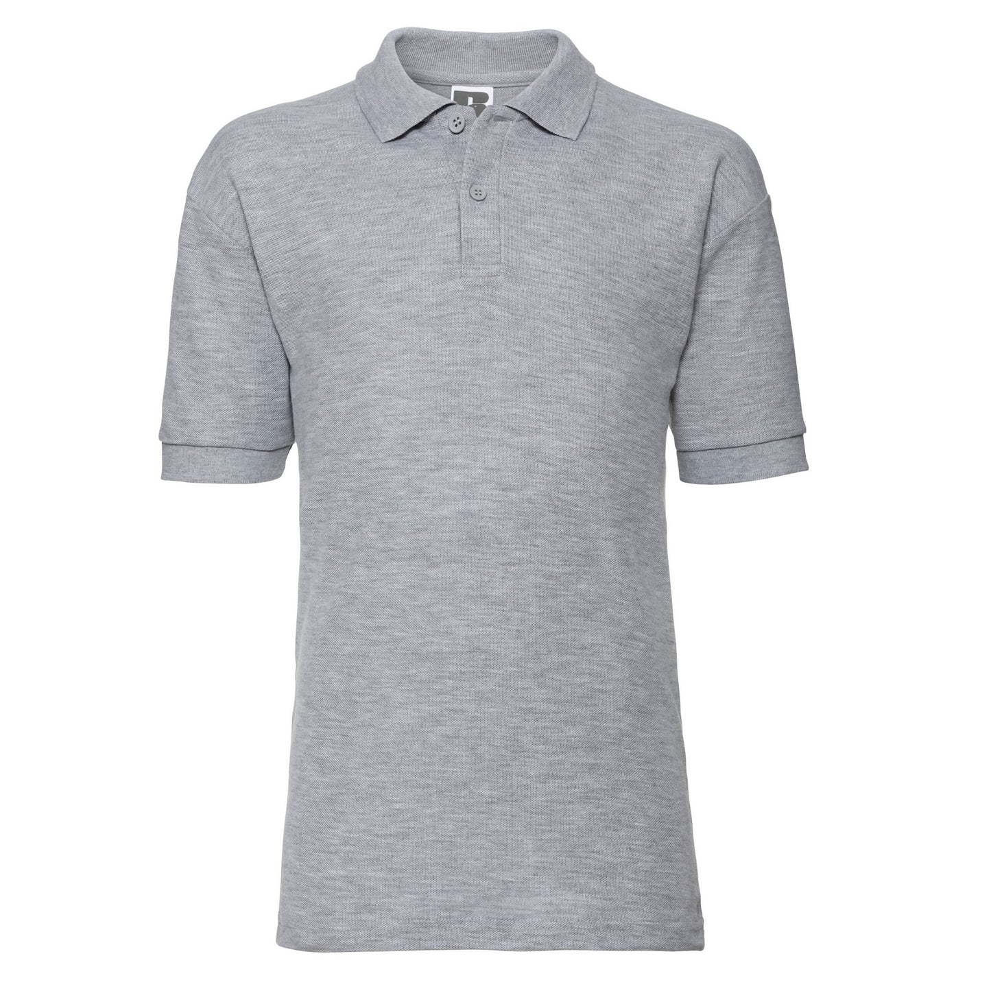 Light Oxford - Front - Russell Childrens-Kids Pique Polo Shirt