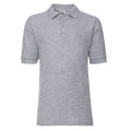 Light Oxford - Front - Russell Childrens-Kids Pique Polo Shirt