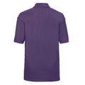 Purple - Back - Russell Childrens-Kids Pique Polo Shirt
