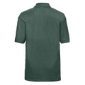 Bottle Green - Back - Russell Childrens-Kids Pique Polo Shirt