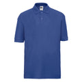 Bright Royal Blue - Front - Russell Childrens-Kids Pique Polo Shirt
