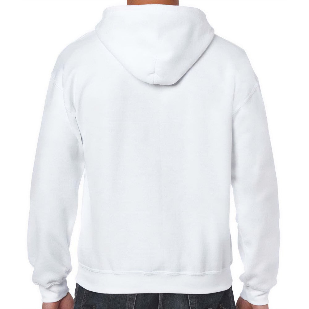 White - Back - Gildan Mens Heavy Blend Full Zip Hoodie