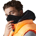 Black - Side - Beechfield Unisex Adult Morf Microfleece Neck Warmer