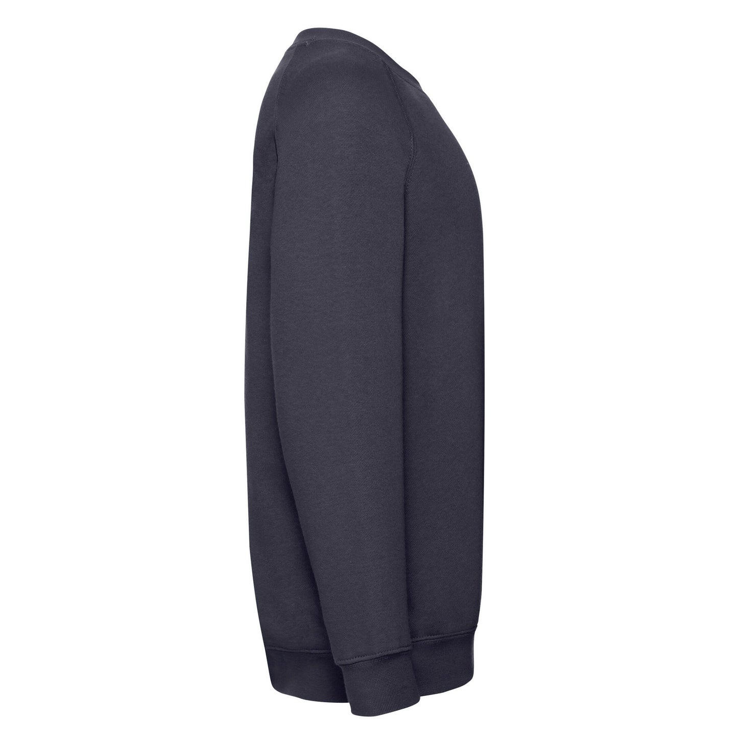 Deep Navy - Side - Fruit of the Loom Childrens-Kids Premium Raglan Sweatshirt