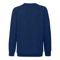 Navy - Back - Fruit of the Loom Childrens-Kids Premium Raglan Sweatshirt