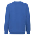 Royal Blue - Back - Fruit of the Loom Childrens-Kids Premium Raglan Sweatshirt
