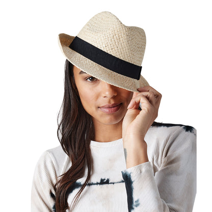 Natural - Side - Beechfield Festival Trilby