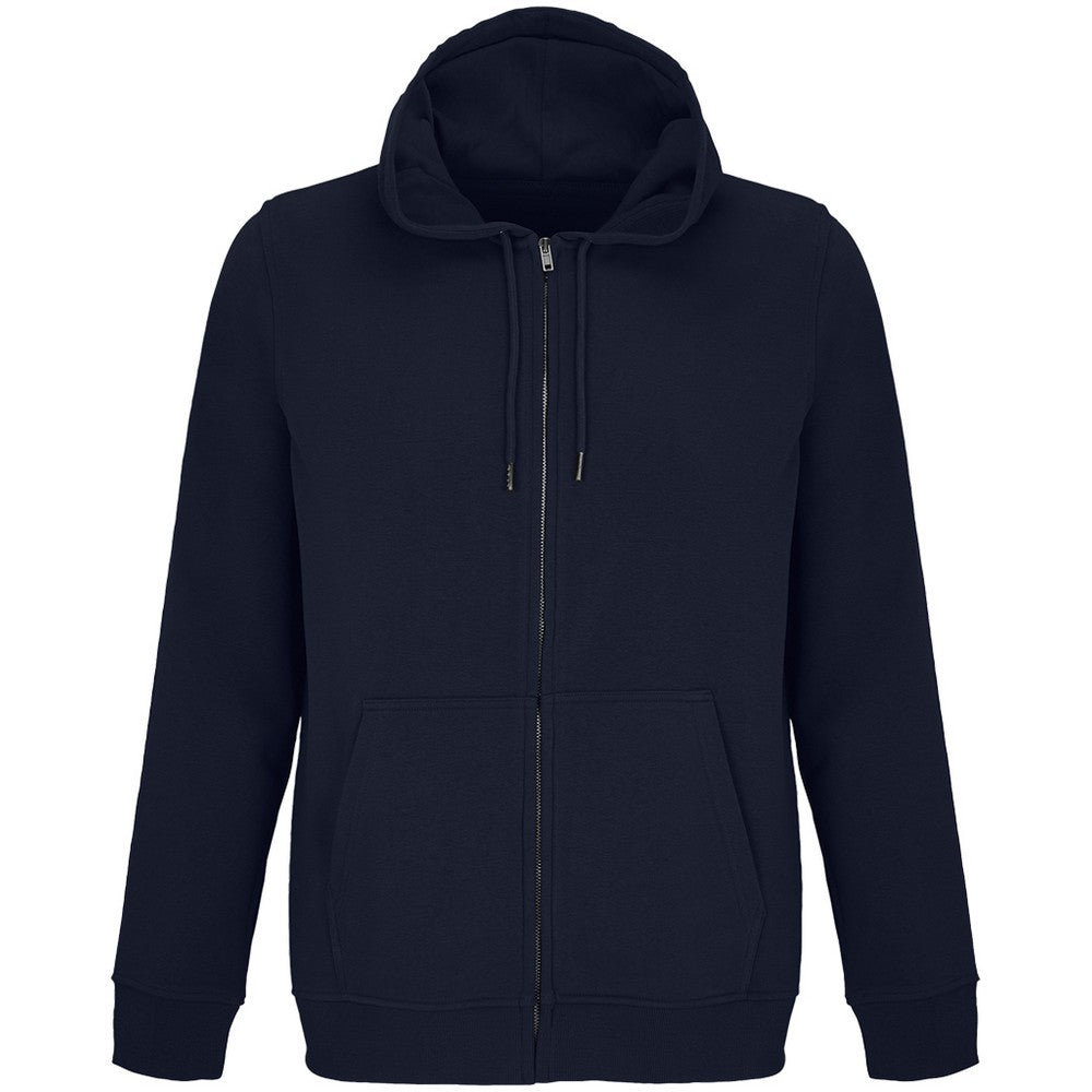 French Navy - Front - SOLS Unisex Adult Calipso Full Zip Hoodie