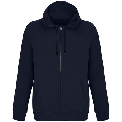 French Navy - Front - SOLS Unisex Adult Calipso Full Zip Hoodie