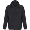 Black - Front - SOLS Unisex Adult Calipso Full Zip Hoodie