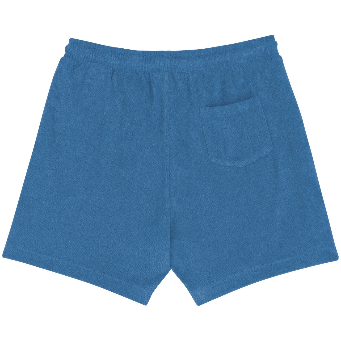 Riviera Blue - Back - Native Spirit Mens Terry Towel Shorts