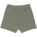 Almond Green - Back - Native Spirit Mens Terry Towel Shorts