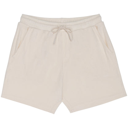Ivory - Front - Native Spirit Mens Terry Towel Shorts