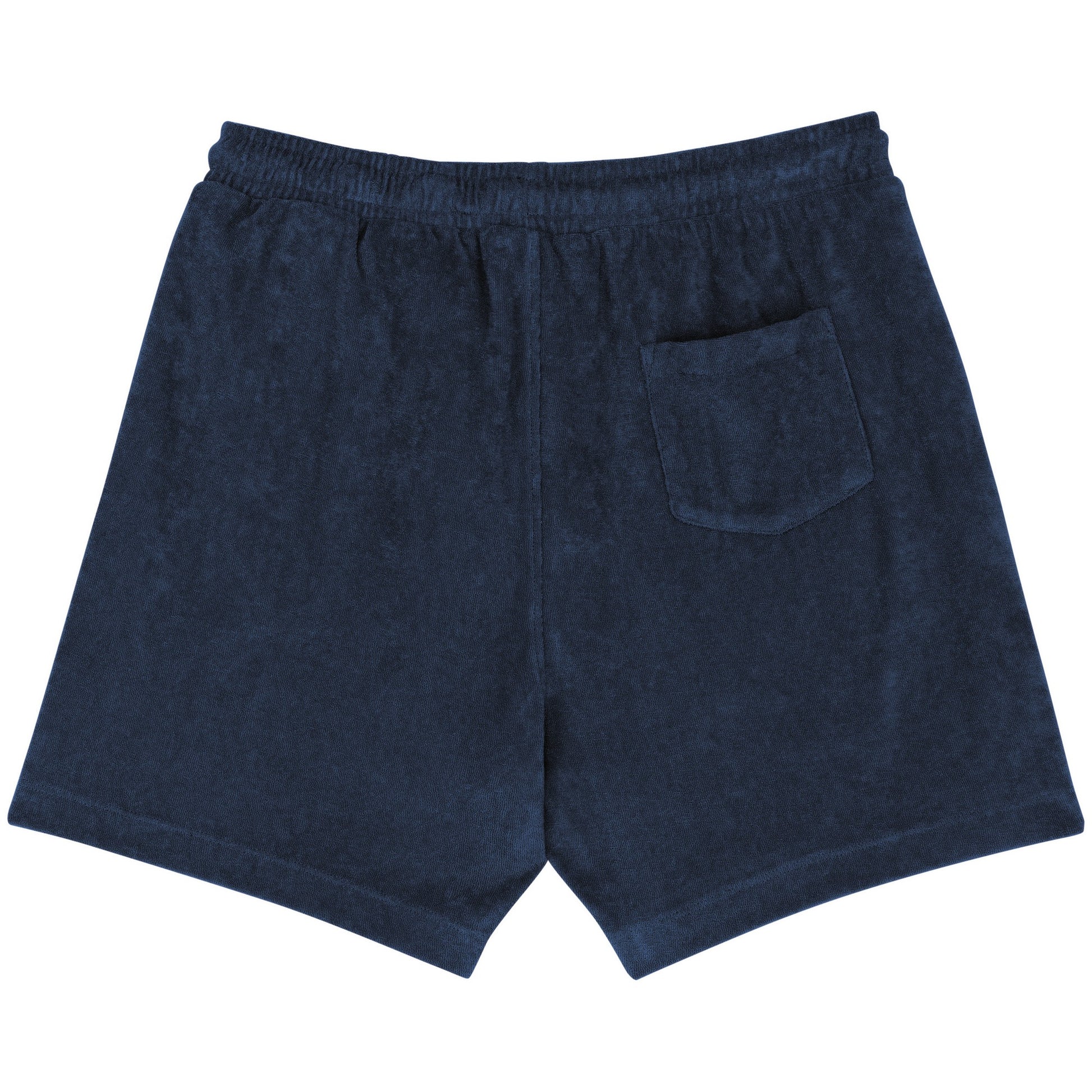Navy - Back - Native Spirit Mens Terry Towel Shorts