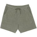 Almond Green - Front - Native Spirit Mens Terry Towel Shorts