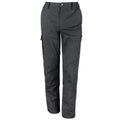 Black - Front - WORK-GUARD by Result Unisex Adult Sabre Stretch Work Trousers