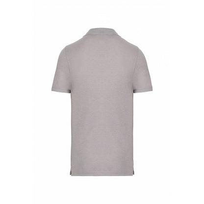 Oxford Grey - Back - Kariban Mens Pique Anti-Bacterial Polo Shirt