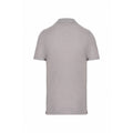 Oxford Grey - Back - Kariban Mens Pique Anti-Bacterial Polo Shirt