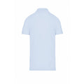 Sky Blue - Back - Kariban Mens Pique Anti-Bacterial Polo Shirt