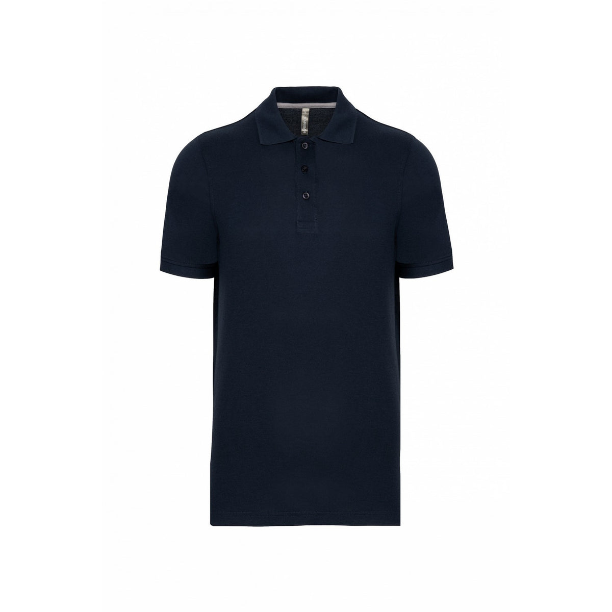 Navy - Front - Kariban Mens Pique Anti-Bacterial Polo Shirt