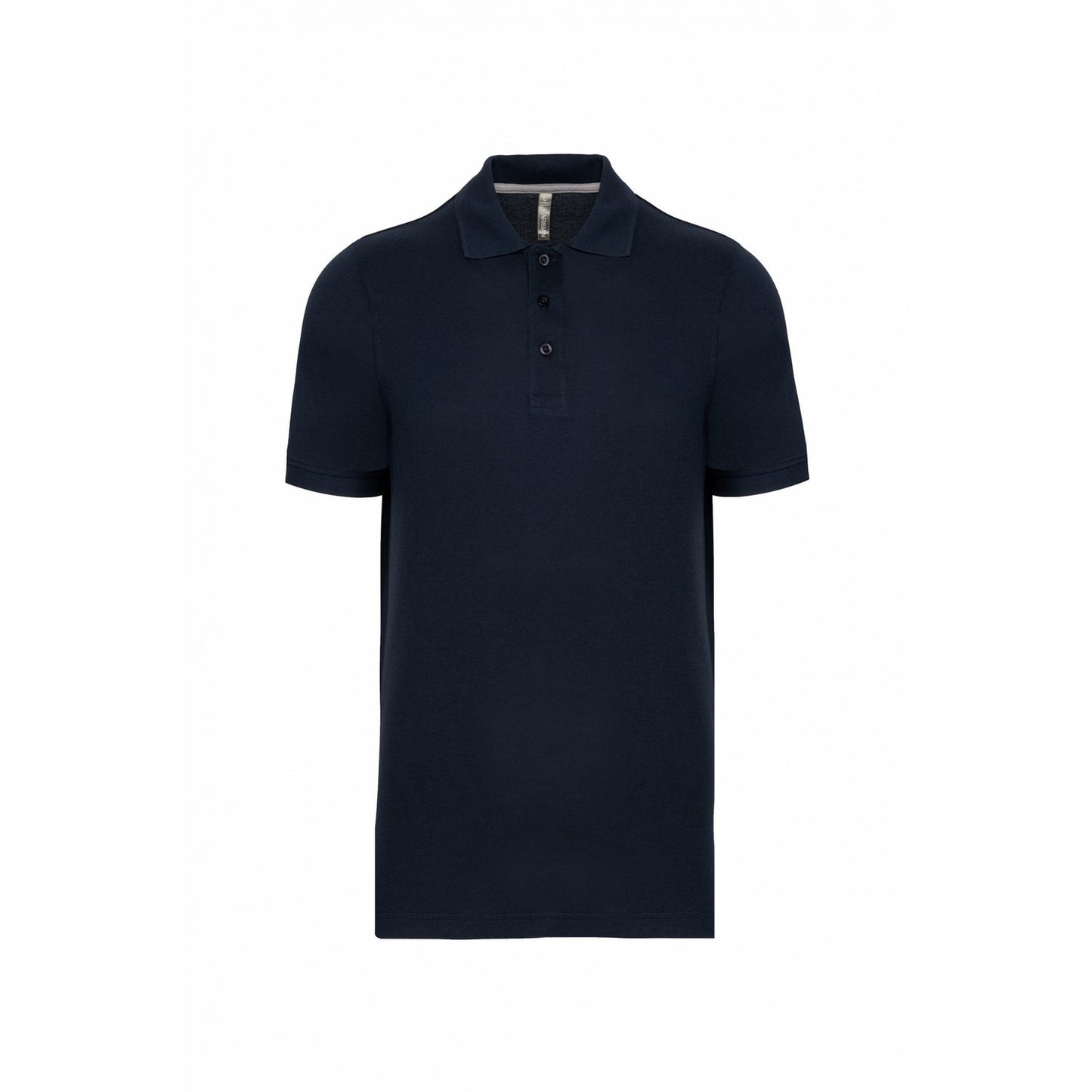 Navy - Front - Kariban Mens Pique Anti-Bacterial Polo Shirt