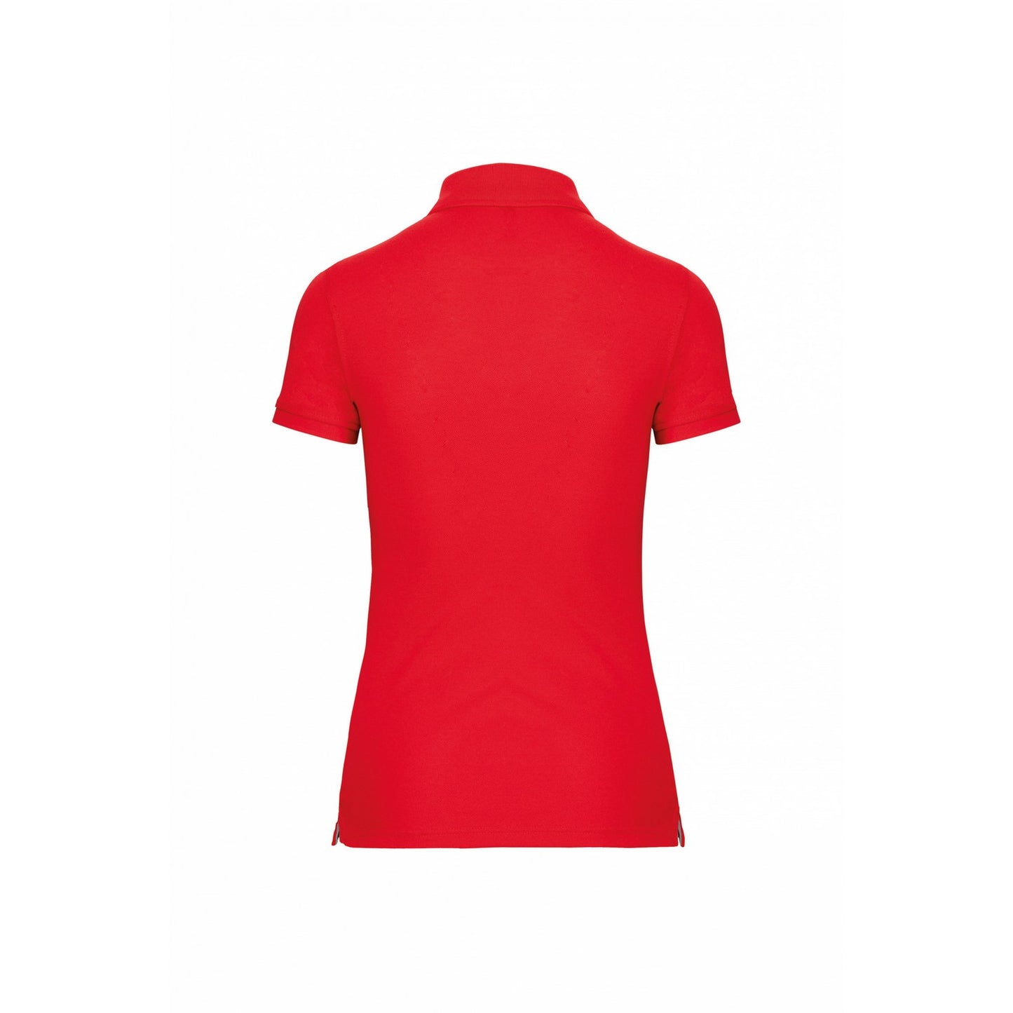 Red - Back - WK. Designed To Work Womens-Ladies Pique Anti-Bacterial Polo Shirt