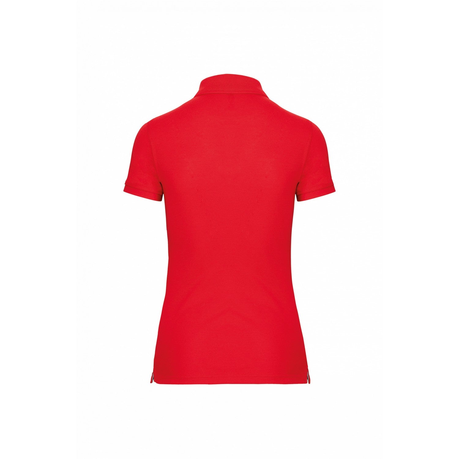 Red - Back - WK. Designed To Work Womens-Ladies Pique Anti-Bacterial Polo Shirt