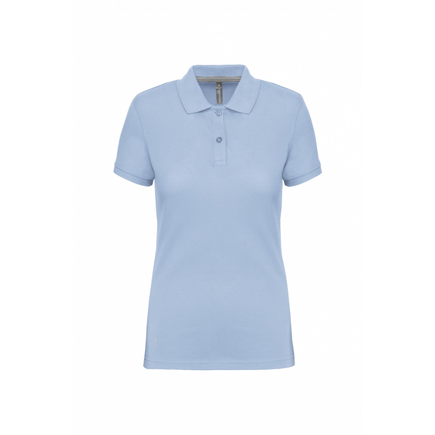 Sky Blue - Front - WK. Designed To Work Womens-Ladies Pique Anti-Bacterial Polo Shirt