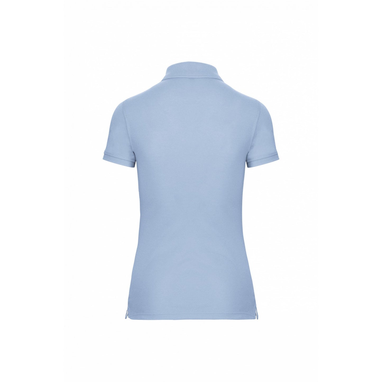 Sky Blue - Back - WK. Designed To Work Womens-Ladies Pique Anti-Bacterial Polo Shirt