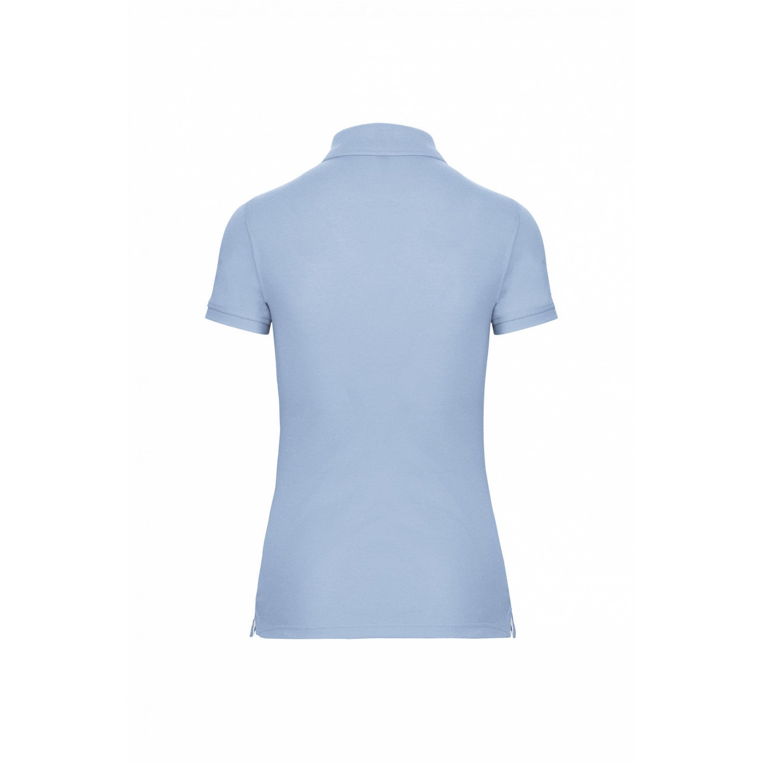 Sky Blue - Back - WK. Designed To Work Womens-Ladies Pique Anti-Bacterial Polo Shirt